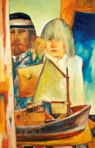 Painting by John Bellany called Self Portrait with Juliet