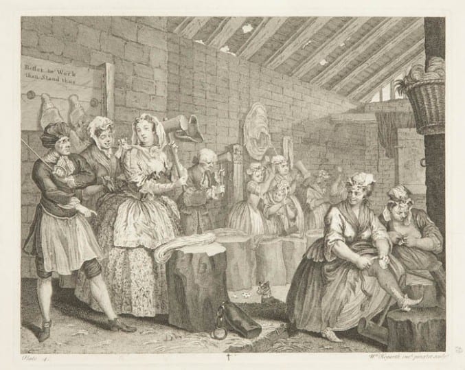 The Harlot's Progress by William Hogarth