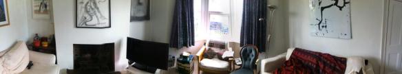 panoramic photograph of a bristol living room