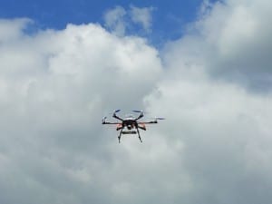 Photo of a drone in flight