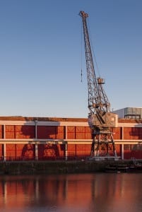 M Shed and crane