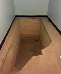 Plunge pool in The Georgian House Museum