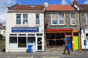 Image of Bristol Bookbinding shop front