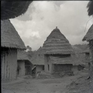 Wives’ houses, belonging to Banyang people, 1954 