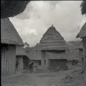 Wives’ houses, belonging to Banyang people, 1954