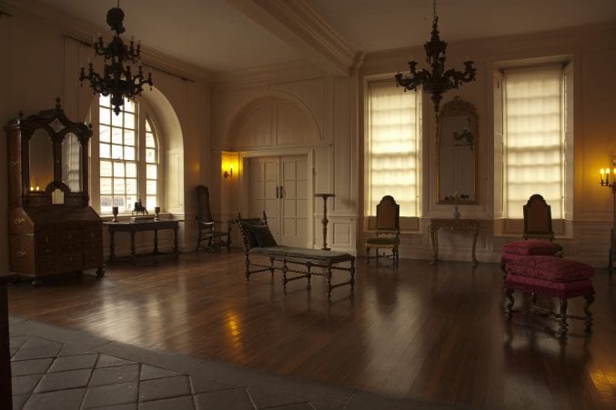 The Reception Room inside The Red Lodge Museum