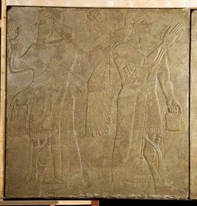 An Assyrian relief in our collection.