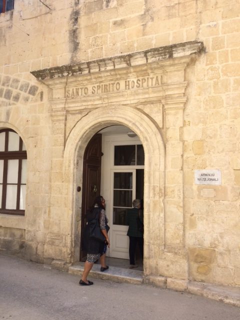 The former Santo Spirito Hospital, now the National Archives of Malta