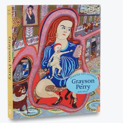 Front Cover of a Grayson Perry book in which a mother holds a child.