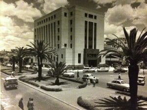 Downtown Nairobi in the 1950s, from the Charles Trotter collection (ref. 2001/090/1/5/1)