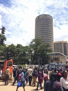 Downtown Nairobi in 2018