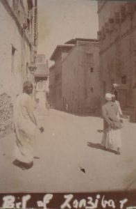 Black and white image of Zanzibar Old Town
