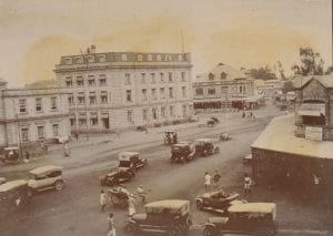 An archive photo of central Nairobi in 1918
