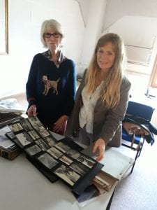 Wendy Keal and her daughter Verity Eastman visiting Bristol Archives