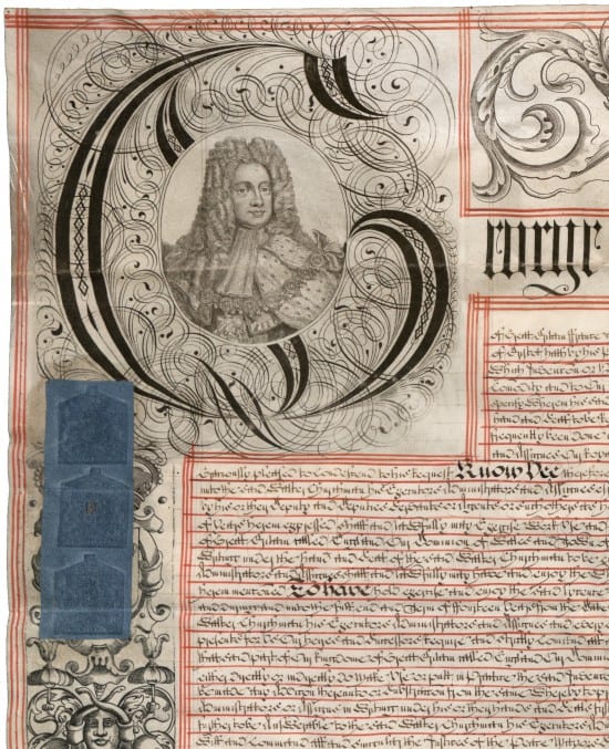 Image of Walter Churchmans letter patent