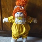 photo of a cabbage patch doll toy