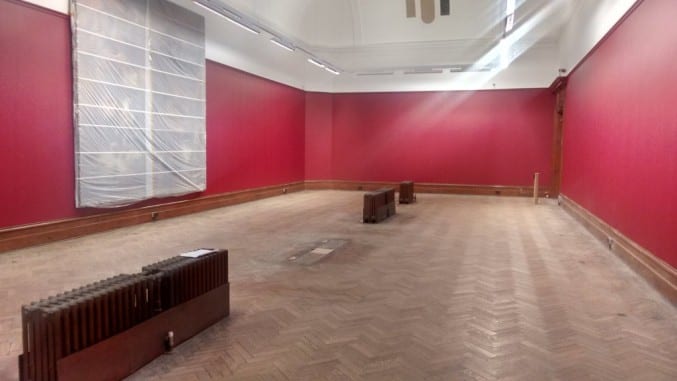 Photo of Bristol Museum's Old Masters gallery during refurbishment