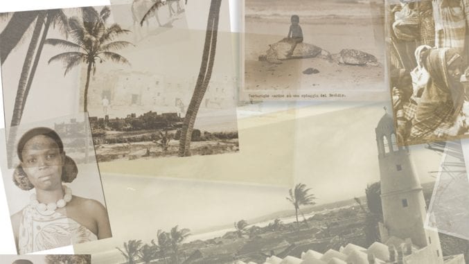 Photo montage representing the Somali life