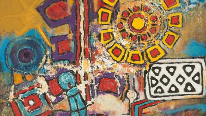 Colourful painting