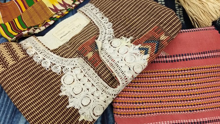School loan box: Nigeria textiles