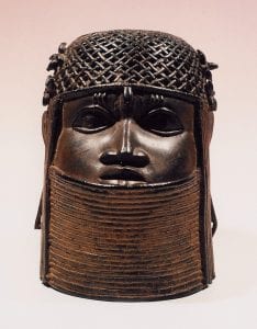 the benin bronze head at bristol museum