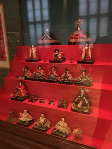 The 1920s dolls set on display in the Eastern Art Gallery. 