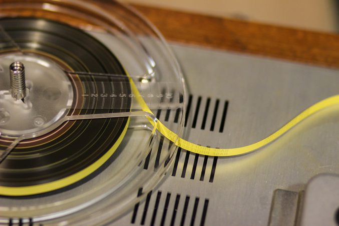 Open reel tape. Image courtesy British Library