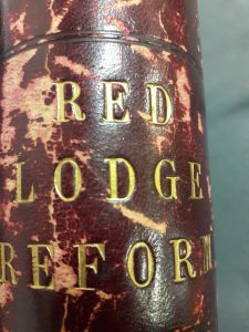 The spine of Mary Carpenter's journal