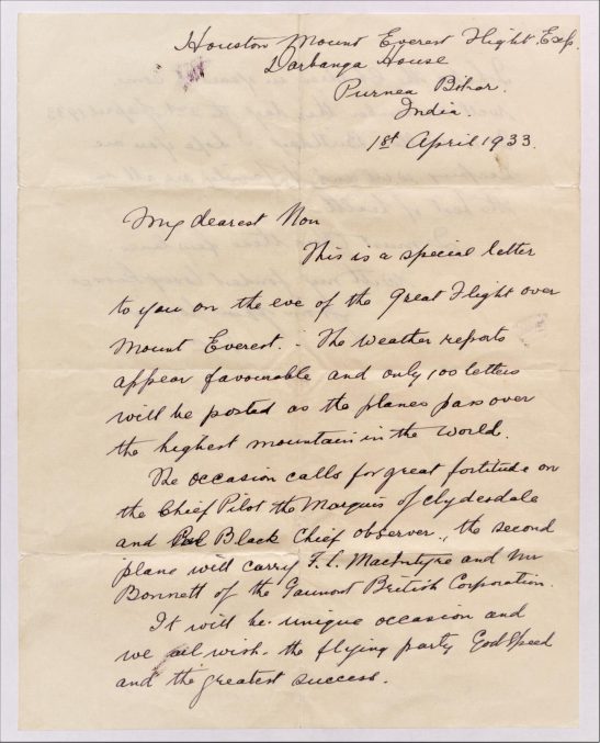 a handwritten letter