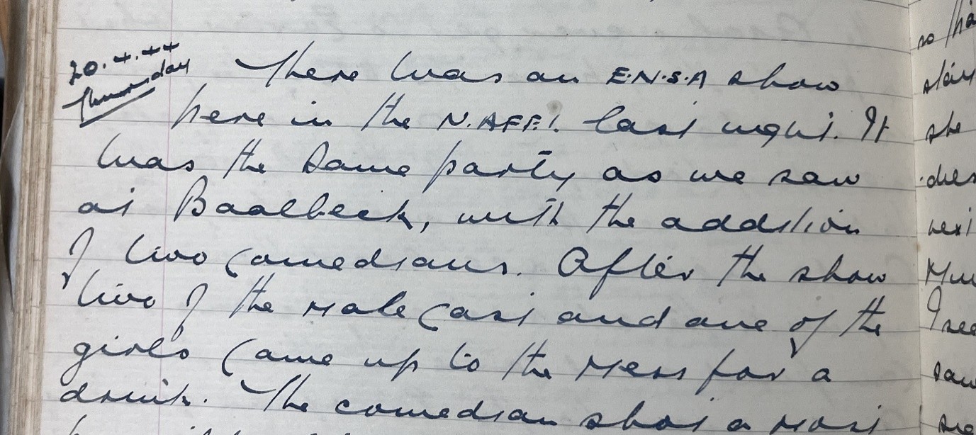 A sample of handwriting