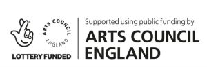 Arts Council England and National Lottery logo